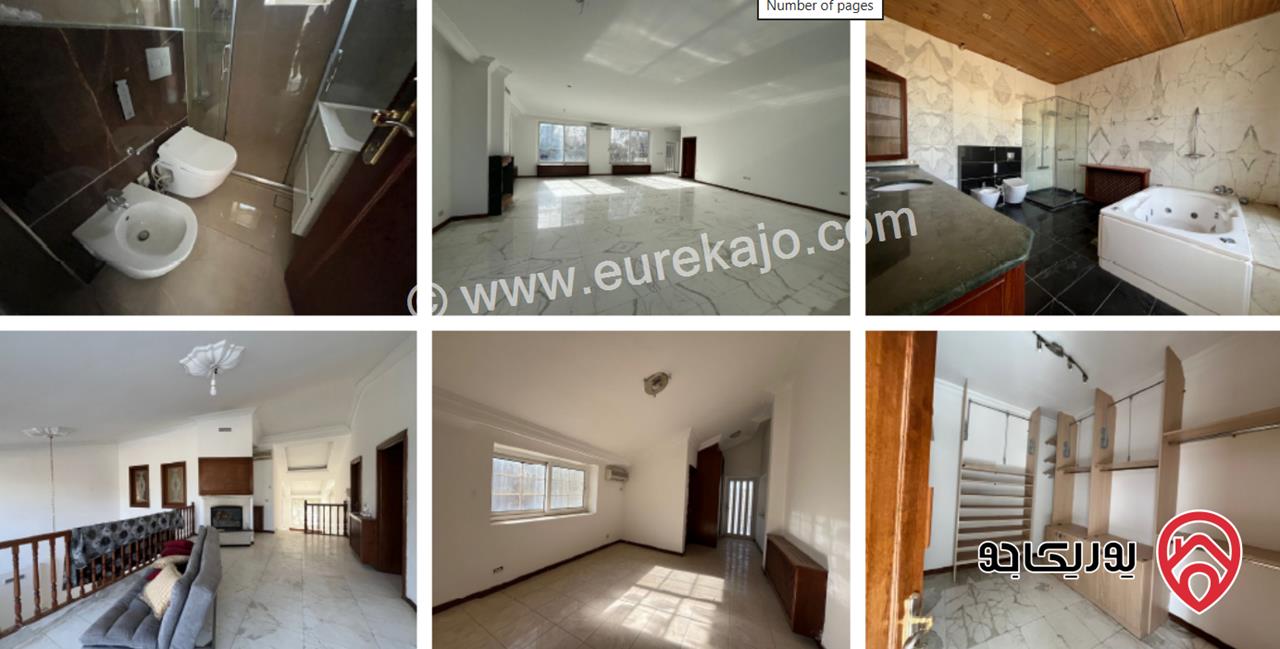 مزرعة مع فيلا مميزة مساحة الأرض 9 دونم و 367م والبناء 830م للبيع في عمان - ام العمد طريق المطار 