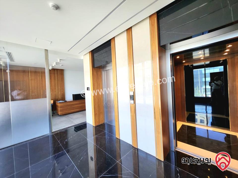 مكتب تجاري مفروش فاخر مساحة 372م للايجار في عمان - عبدون