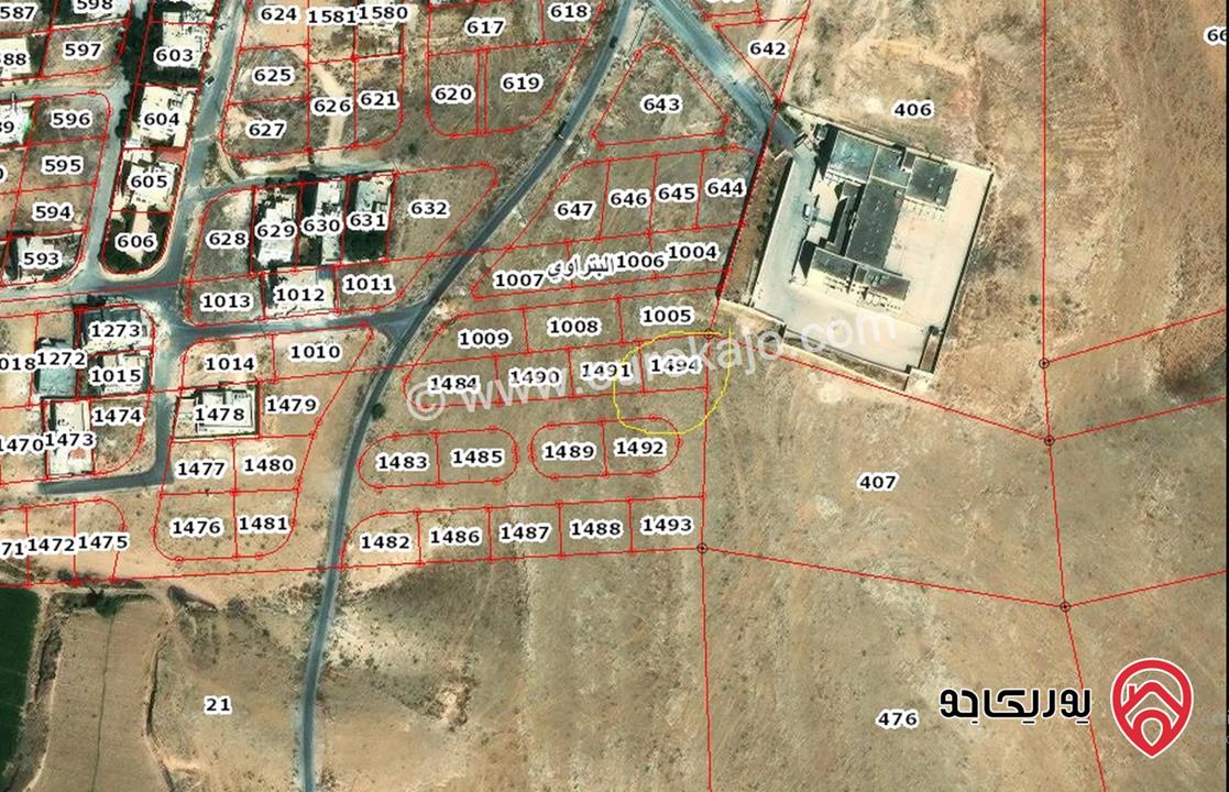 قطعة ارض مساحة 502 م للبيع في الزرقاء - السخنة	