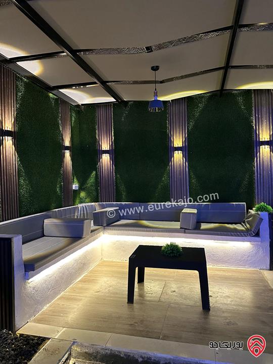 شاليه مساحة الأرض 650م والبناء 200م للبيع في البحر الميت - الروضة نزول العدسية