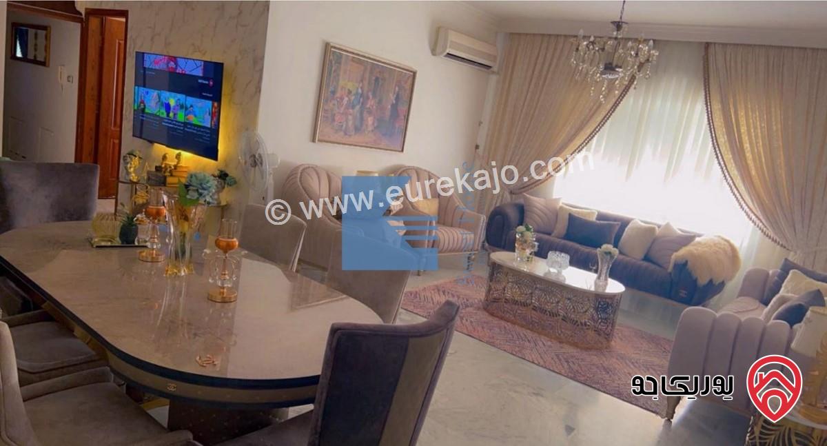 شقة فاخرة للبيع في عمان - أم السماق قرب مدارس الجزيرة طابق اول 128م تشطيب سوبر ديلوكس بسعر مغري