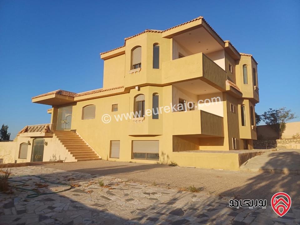 مزرعة مساحة الأرض 4 دونم و 811م والبناء 500م للبيع في البلقاء - تل الرمان