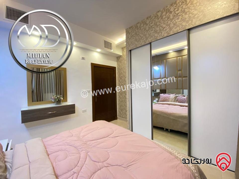 شقق مفروشة للايجار في عمان - ام السماق مساحات 100م تشطيبات و ديكورات فاخرة فرش فندقي اطلالة جميلة بأسعار مميزة