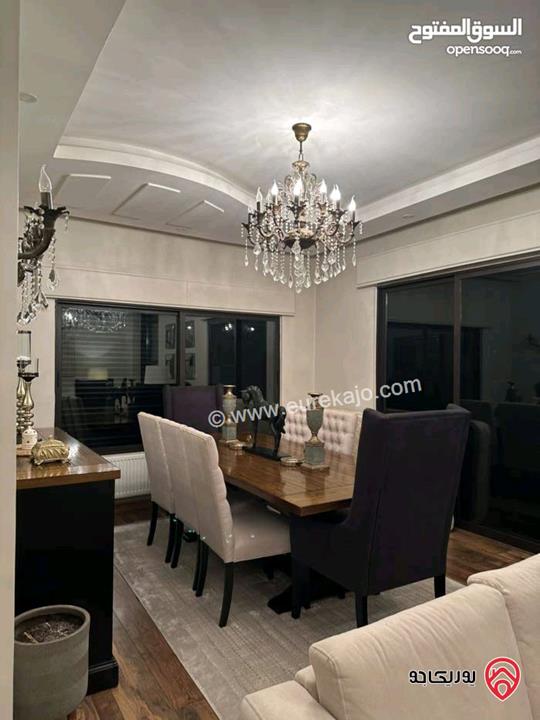 شقة ديلوكس مفروشة مساحة 220م للايجار في عمان - قرية النخيل