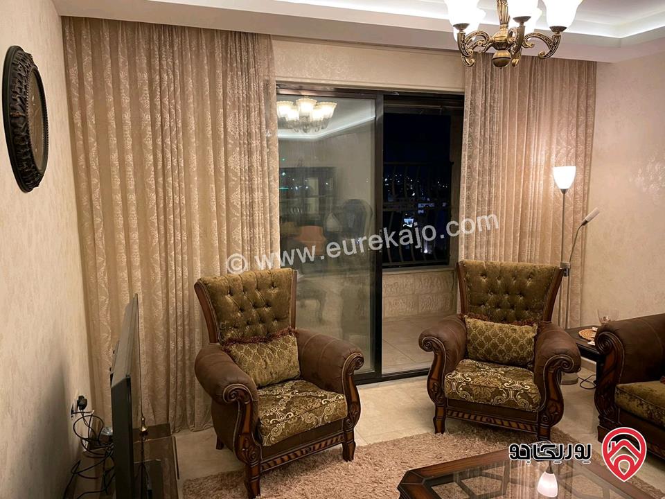 شقة سوبر ديلوكس فاخرة طابق ثالث مساحة 115م للبيع مفروشة في عمان - الجاردنز مقابل بن العميد 
