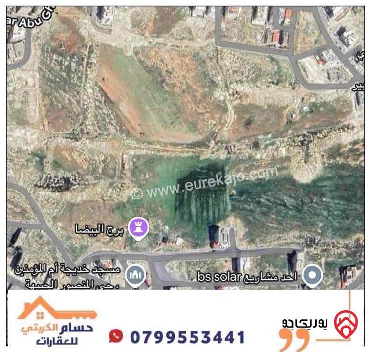 ارض مساحة 750م للبيع في عمان - الجبيهة حي المنصور بسعر 165 الف 