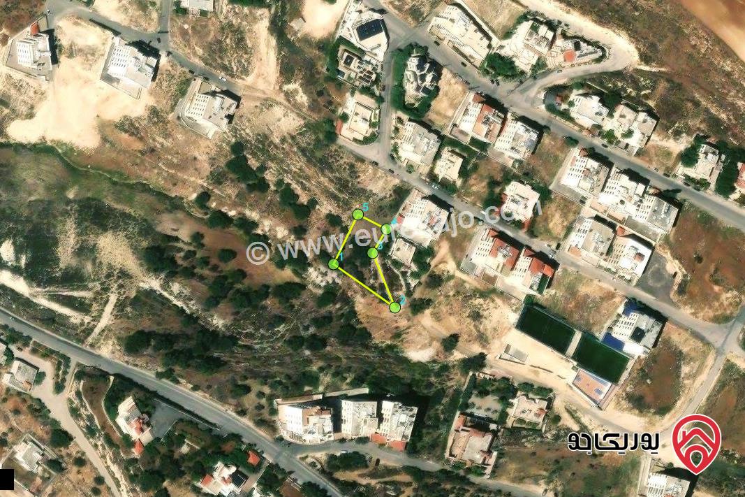 قطعة أرض مساحة 1 دونم و 251م للبيع من أراضي غرب عمان - البحاث - حوض المشبك