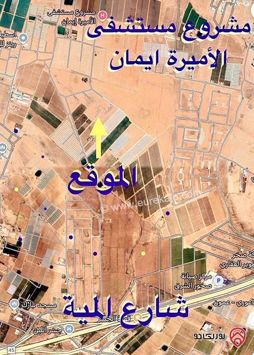 أرض مساحة 1 دونم للبيع في عمان - اللبن قرب شارع عمان التنموي 