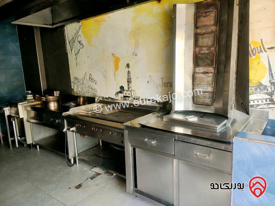 مطعم شاورما مساحة 42م للبيع في عمان - مرج الحمام