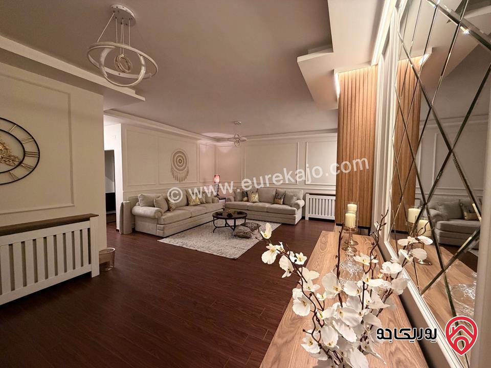 شقة مفروشة أرضية مساحة 142م للإيجار في عمان - عبدون من المالك