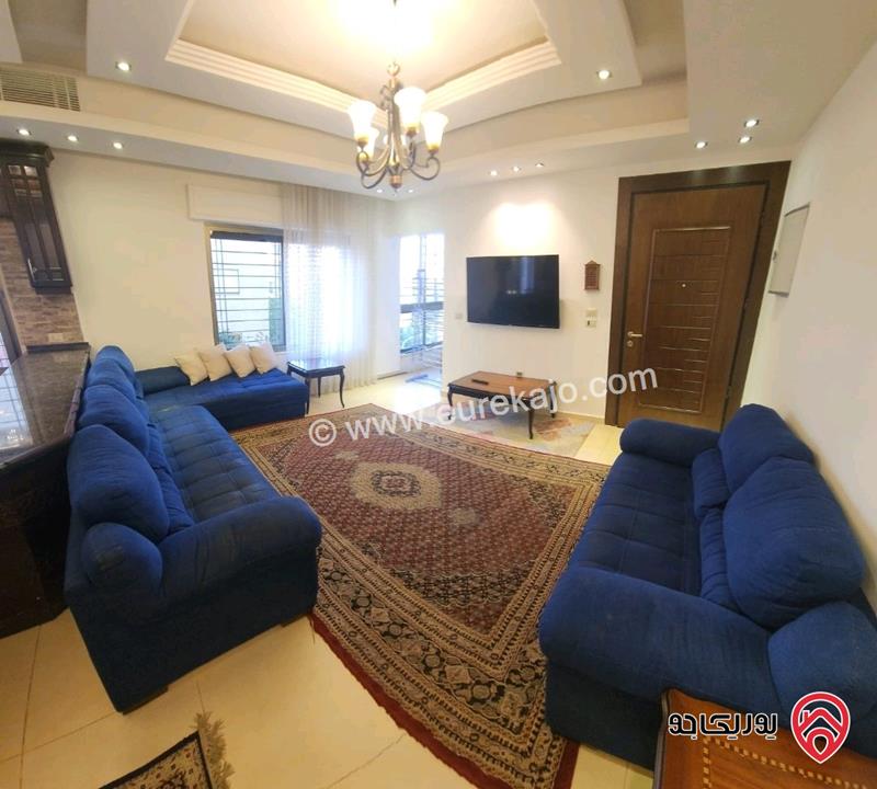 شقة أرضية مساحة 103م للايجار مفروشة في عمان - الرابية 