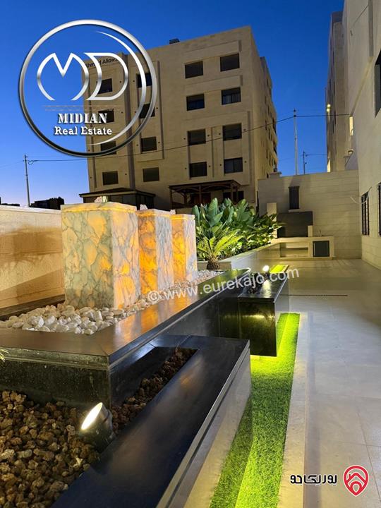 شقق ارضية جديدة للبيع في عمان - حي الصحابة مساحات 190م & 200م مع ترسات و حدائق تشطيبات عصرية فاخرة بأسعار مميزة