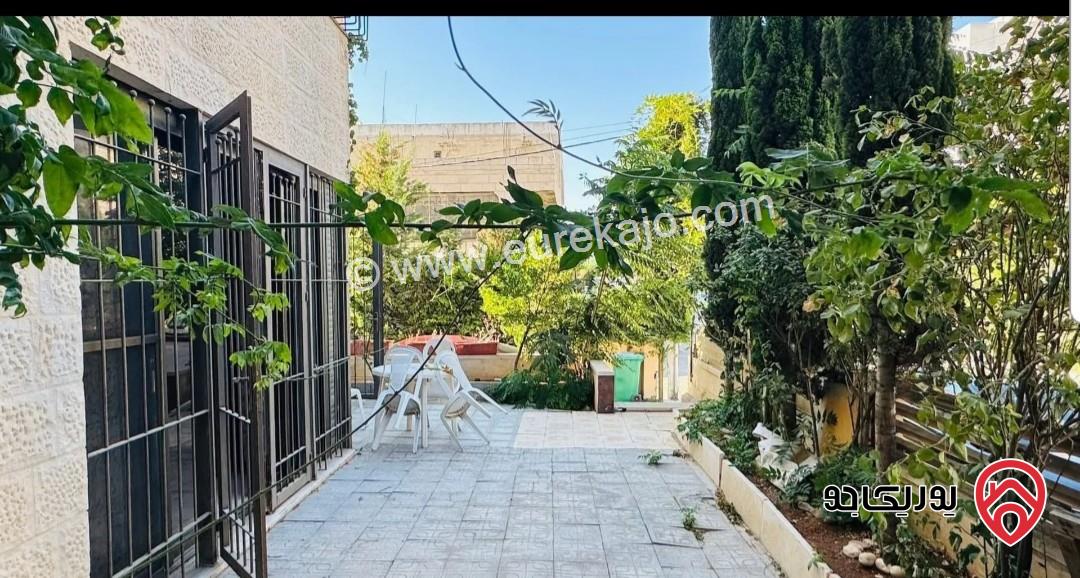 شقة أرضية مساحة 163م داخلي و 40م خارجي للبيع في عمان - الجندويل 