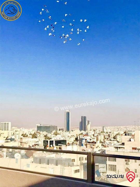 شقة فاخرة للبيع في عمان - أم أذينة  - خلف الضمان الإجتماعي طابق ثاني 250م تشطيب سوبر ديلوكس لم تسكن