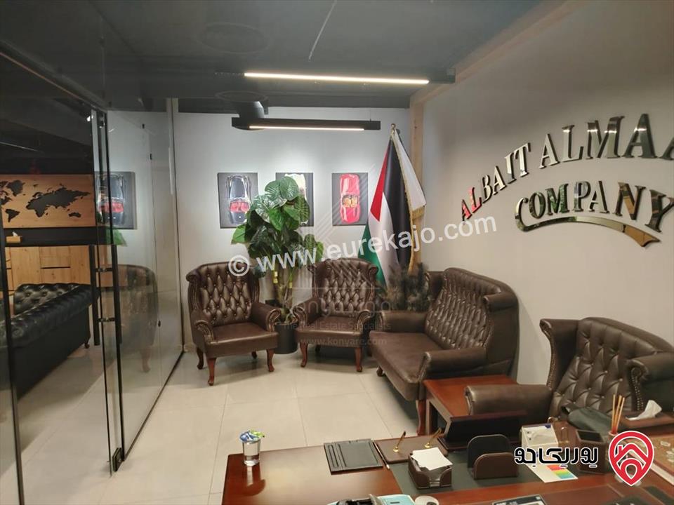 مكتب تجاري مساحة 90م للايجار في عمان - أم السماق شارع مكة