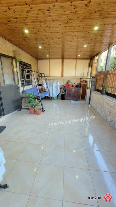 شقة أرضية مساحة 140م داخلي و 32م ترس للبيع في عمان - طبربور 