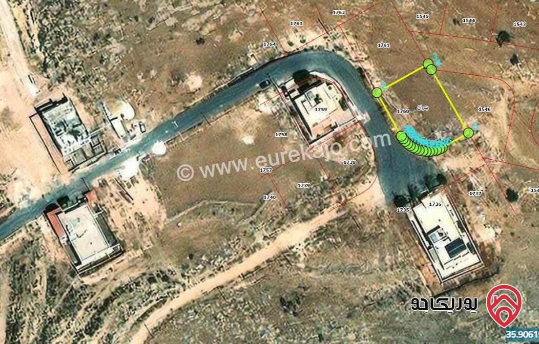قطعة أرض مساحة 710م للبيع في عمان - شفا بدران 