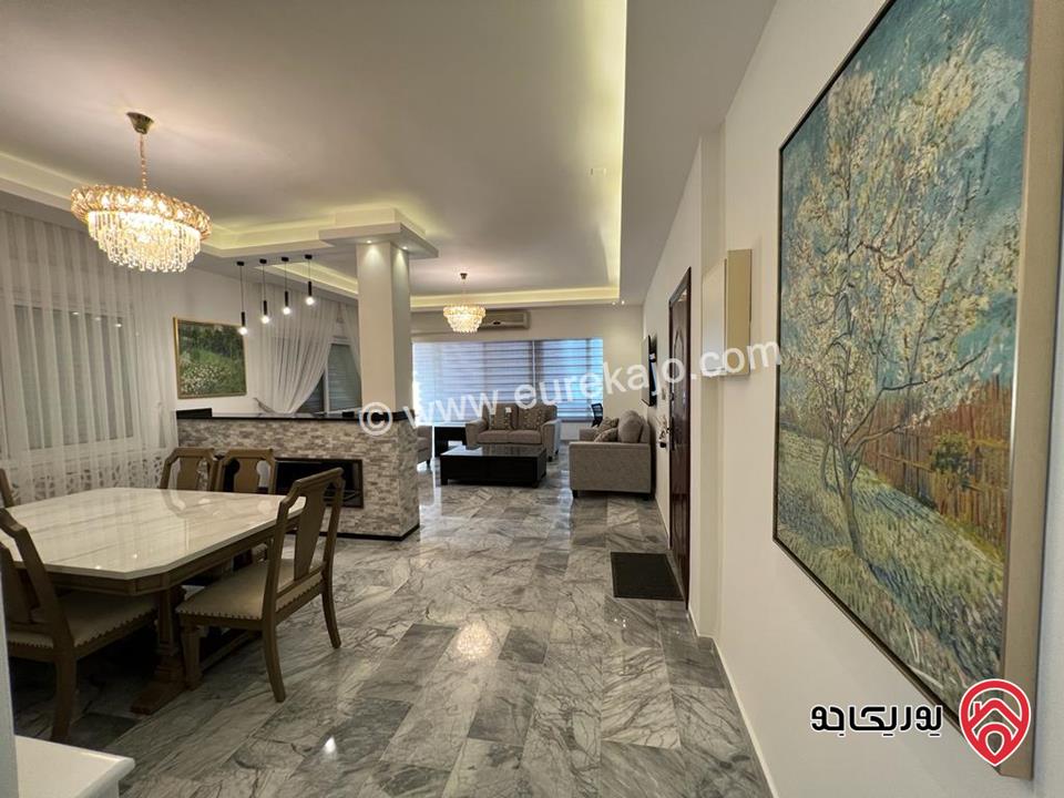 شقة فاخرة مفروشة بالكامل مساحة 370م للايجار في عمان - أم أذينة