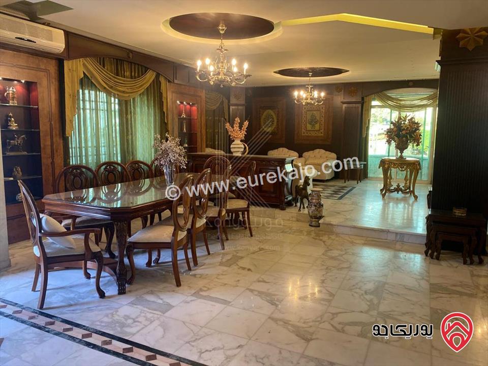 فيلا مفروشة فاخرة مساحة 418م على أرض 400م للايجار في عمان - خلدا