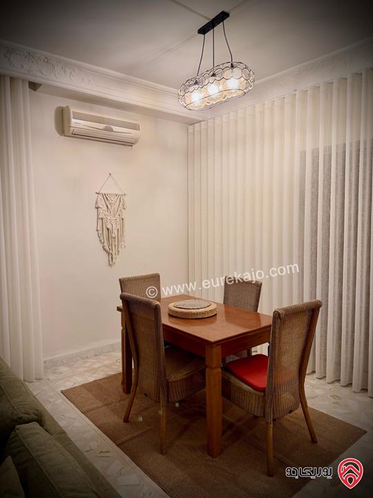 شقة مفروشة طابق ثالث مساحة 110م للايجار في عمان - اللويبدة جديد لم تسكن 