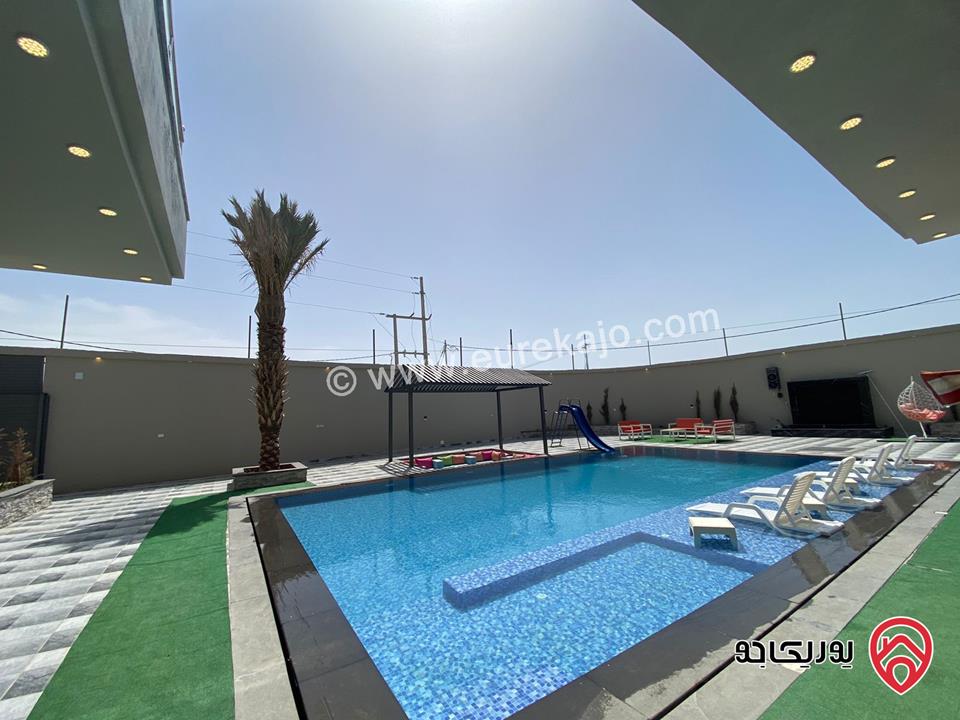   شاليه فيلا مياس للايجار اليومي في البحر الميت - البحيرة