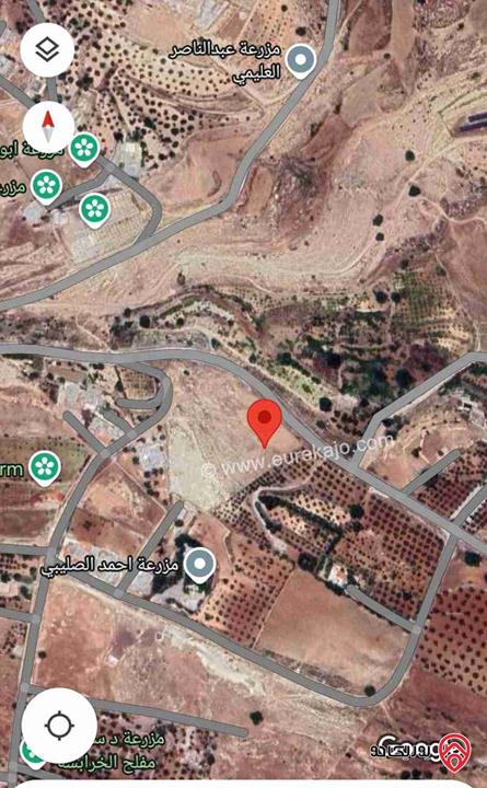 أرض مساحة 1800م للبيع في البلقاء - السلط - جلعد