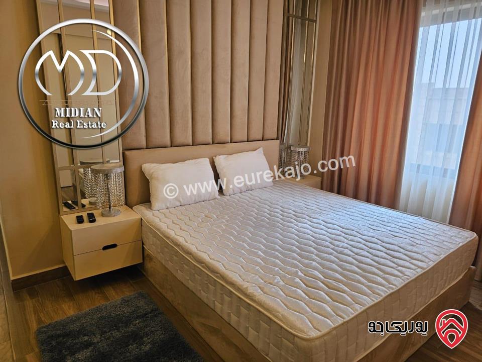 شقق مفروشة للايجار في عمان - الشميساني مساحات 100م & 130م تشطيبات ديكورات فندقية فرش فاخر اطلالة جميلة