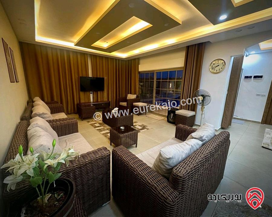 شاليه و مزرعة مساحة 150م على أرض 3 دونم و 700م للبيع في اربد من المالك مباشرة 
