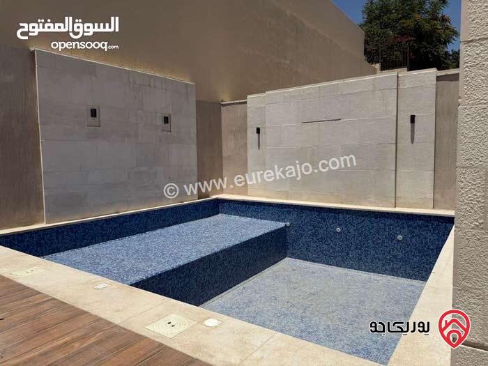 شقة ارضية فخمة مساحة 320م مع حديقة ومسبح 120م للايجار في عمان - عبدون