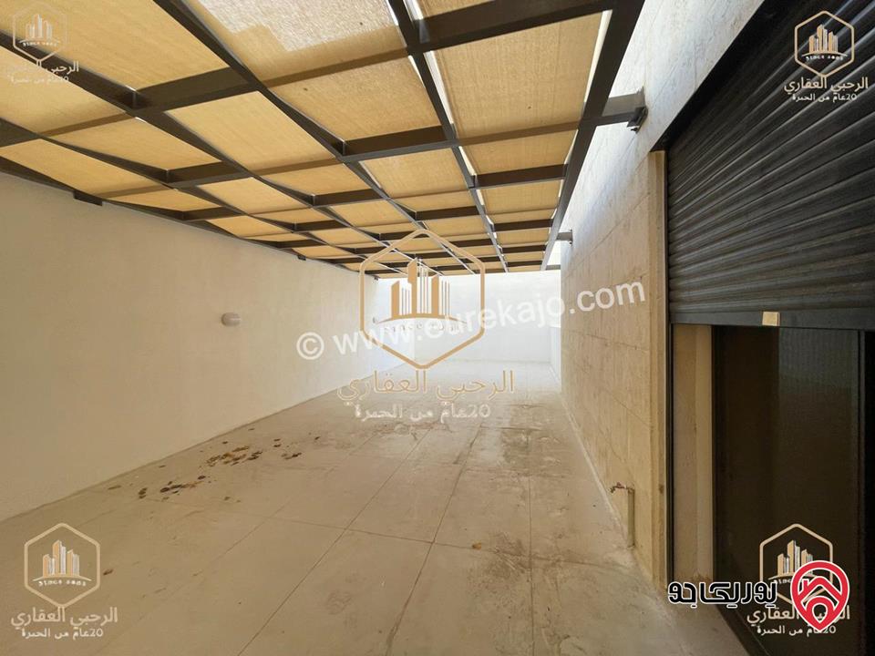 شقة ارضية جديدة مساحة 150م داخلي و 50م خارجي للايجار في عمان - الجندويل 