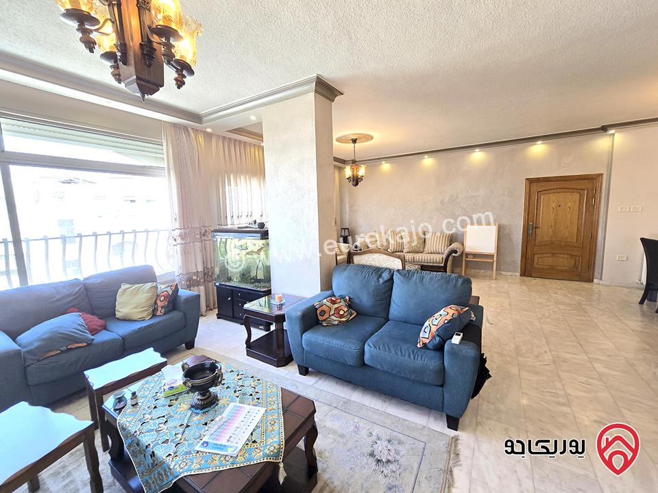 شقة مفروشة طابق ثاني مساحة 190م للايجار مفروشة في عمان - خلدا 