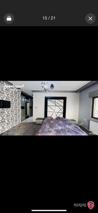 شقة طابق أرضي مساحة 235م مفروشة للإيجار في – عمّان / الجبيهة