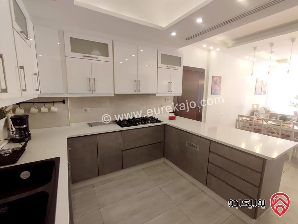 شقة مفروشة جديدة طابق أول مساحة 170م للإيجار في عمان - عبدون