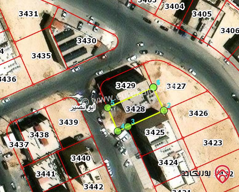 قطعة أرض مساحة 385م للبيع في عمان - أبو نصير 