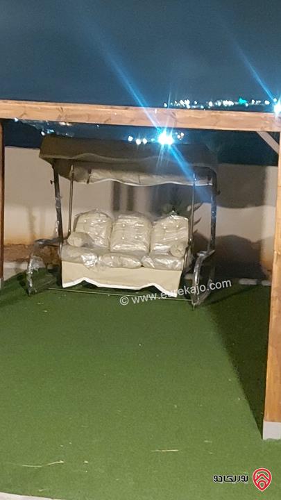 مزرعة مساحة الأرض 1066م والبناء 150م للبيع في عجلون أجمل مناطق عنجرة – حوض أم جلود