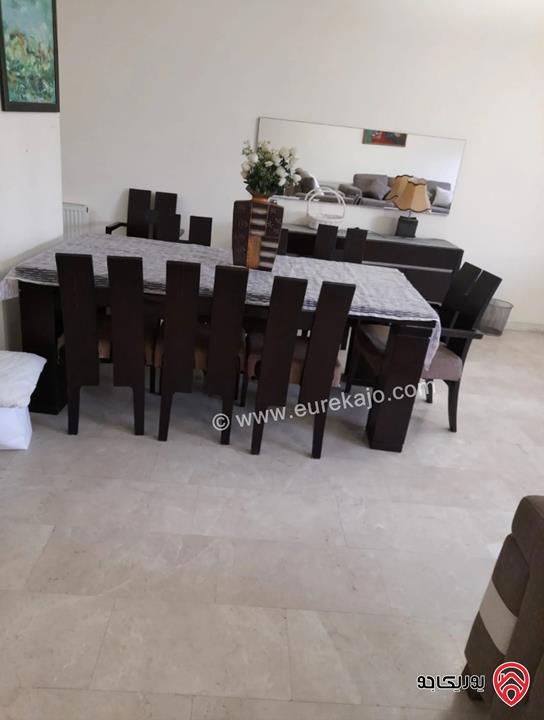 شقة مفروشة شبه أرضية مساحة 230م للايجار في عمان - عبدون