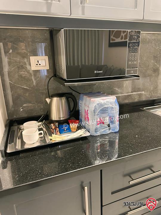 شقة مساحة 140م طابق اول للايجار مفروشة في عمان - الدوار الخامس ايجار يومي - أسبوعي - شهري 