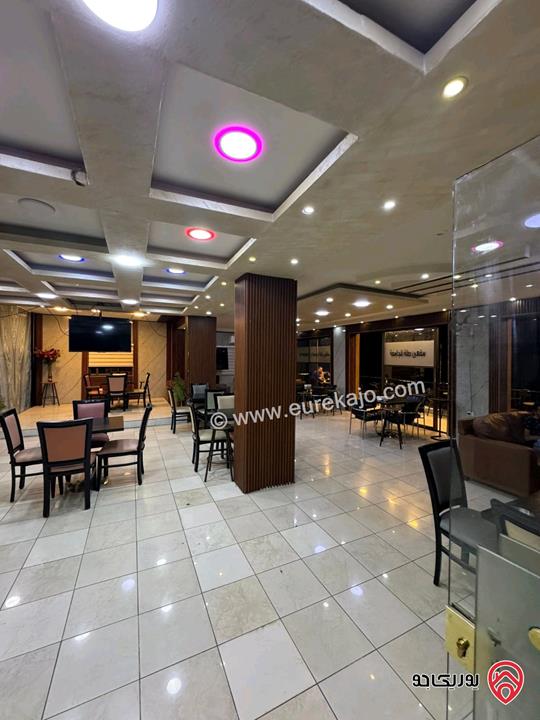 مقهى مساحة 250م طابق ثاني للبيع في عمان - الجبيهة شارع الجامعة الاردنية