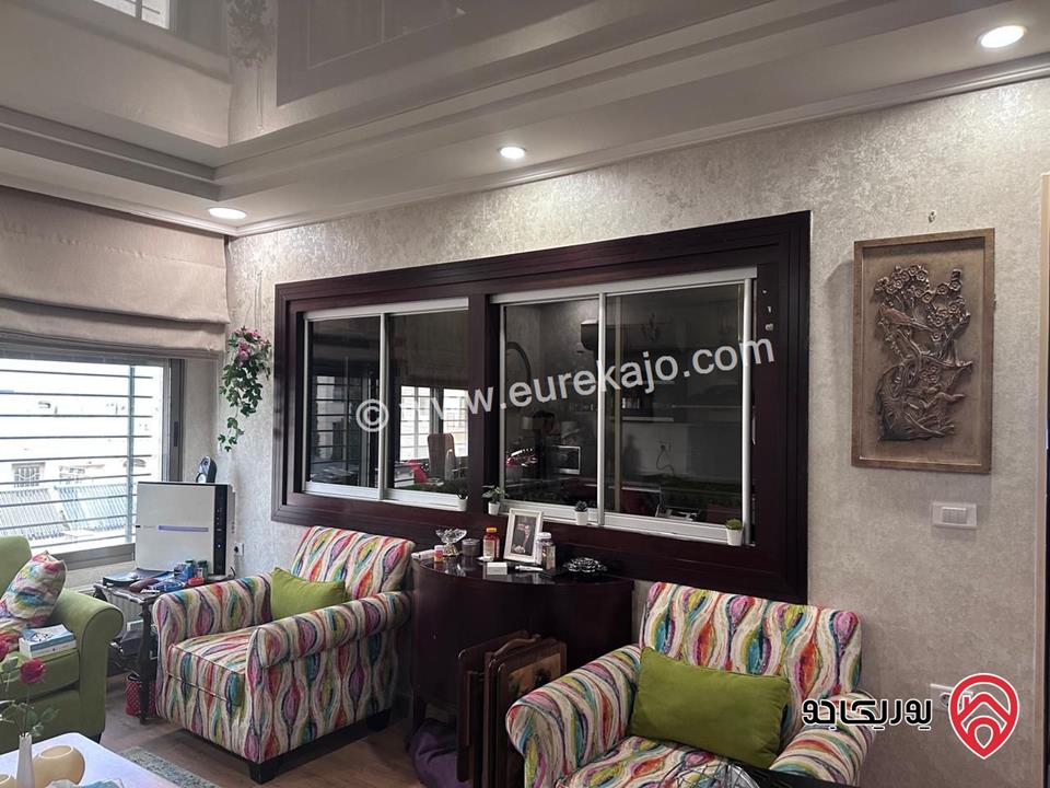 شقة طابق ثالث دوبلكس مساحة 200م للبيع في عمان - حي الصحابة – رجم عميش