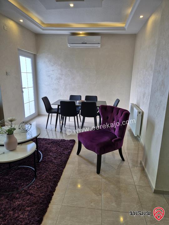 شقة سوبر ديلوكس 120م طابق ثاني مفروشة للايجار السنوي في عمان - الجندويل super deluxe furnished apartment for annual rent