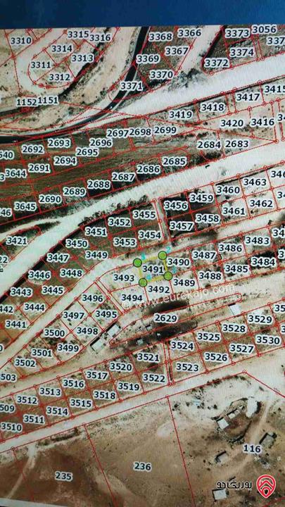 ارض مساحة 500م للبيع في عمان - طبربور عين ارباط