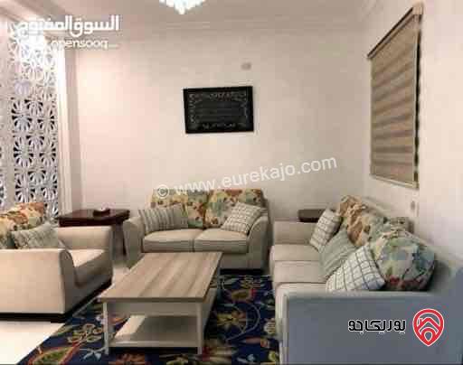 شقة فاخرة مساحة 170م طابق ثاني مفروشة للإيجار في عمان - الجبيهة 