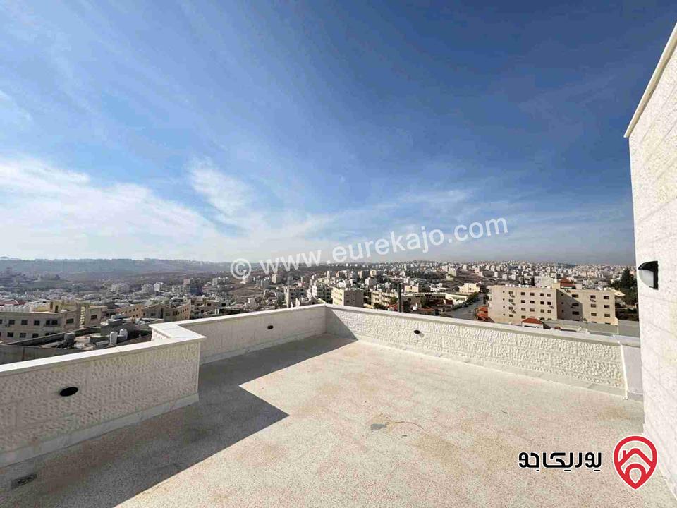 شقة طابق ثالث دوبلكس مع رووف مساحة 173م إطلالة بانورامية للبيع في عمان - شفا بدران