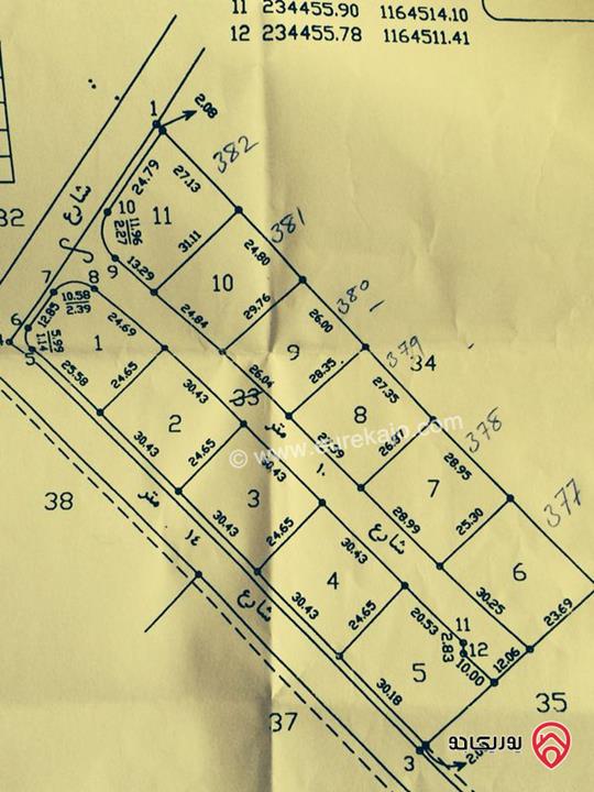 أرض مساحة 754م للبيع في عمان - ابو نصير
