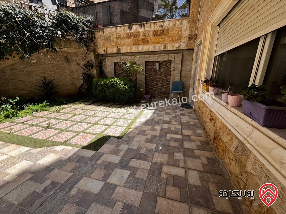 شقة شبه أرضية مساحة 190م للايجار في عمان - خلدا 