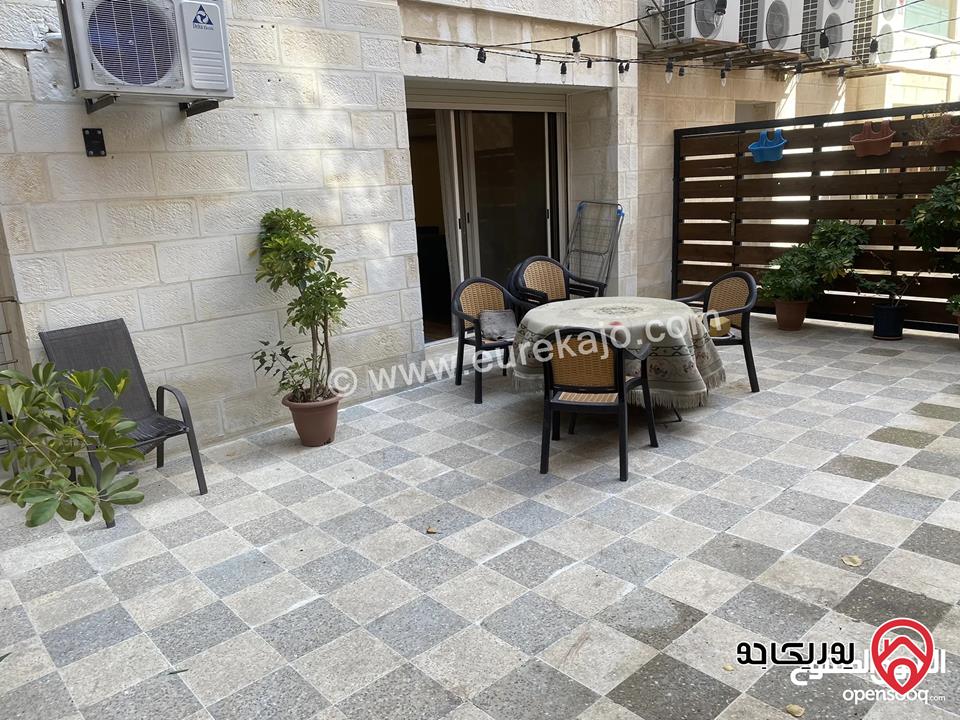 شقة مفروشة أرضية مساحة 96م للايجار في عمان - الدوار الرابع 