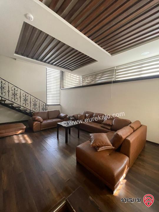 شقة مفروشة شبه ارضي مساحة 225م للايجار في عمان - ضاحية الرشيد