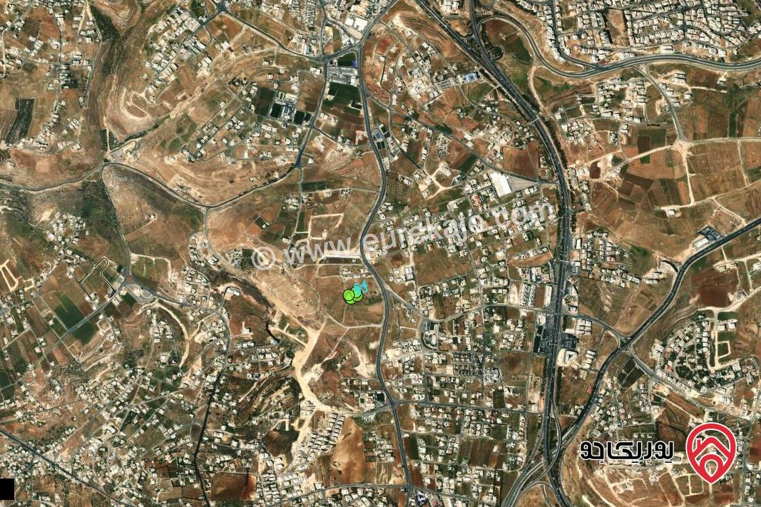 قطعة أرض استثمارية سكنية مساحة 989م للبيع من أراضي غرب عمان وادي السير حوض الدمينة