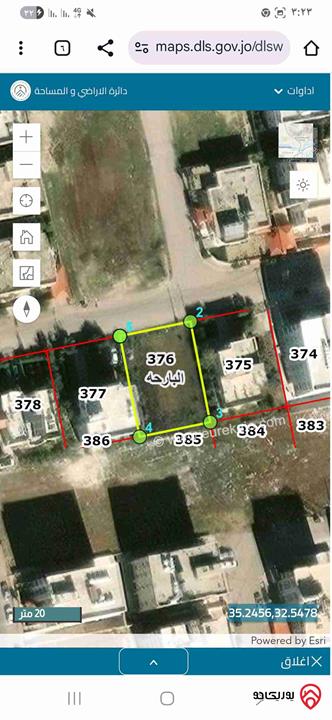 قطعة ارض مميزة جدا لبناء فيلا او بيت مستقل مساحة 639م للبيع في اربد