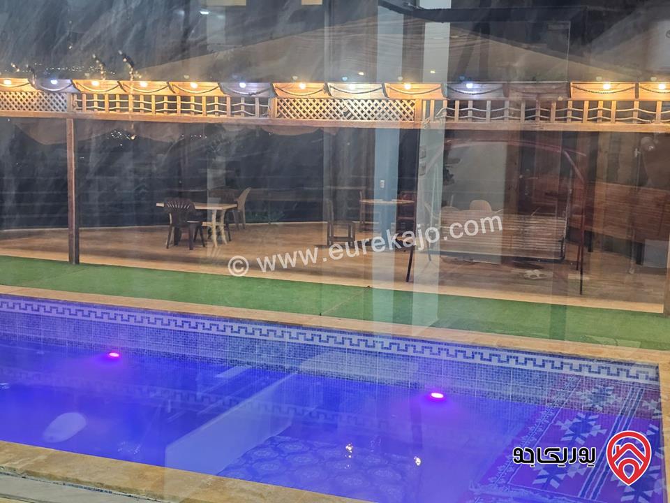 مزرعة مساحة الأرض 3 دونم و 620م والبناء 150م للبيع في السلط – منطقة الصبيحي